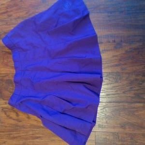 Purple school girl skirt